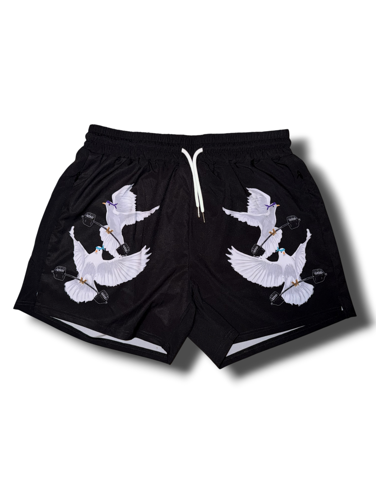 SSBB “Doves & Barbells” Shorts