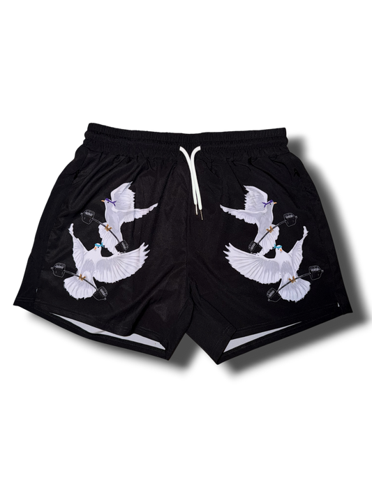SSBB “Doves & Barbells” Shorts